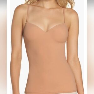 NWT HANRO Allure Shaping Camisole Tank Built In Underwire Bra 34C